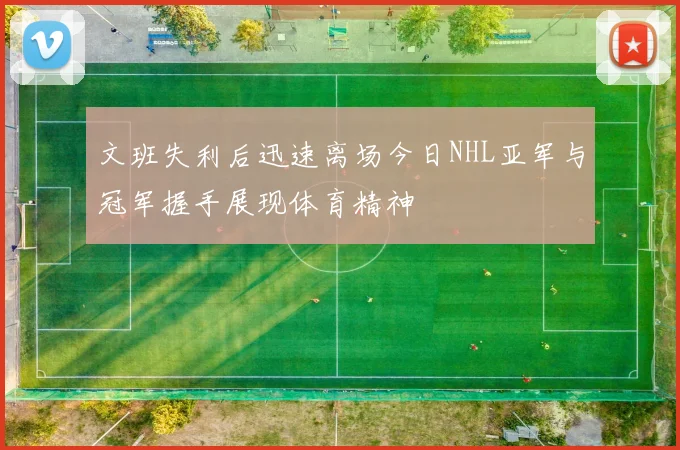 文班失利后迅速离场今日NHL亚军与冠军握手展现体育精神